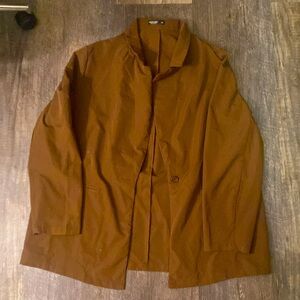 Brown lightweight blazer